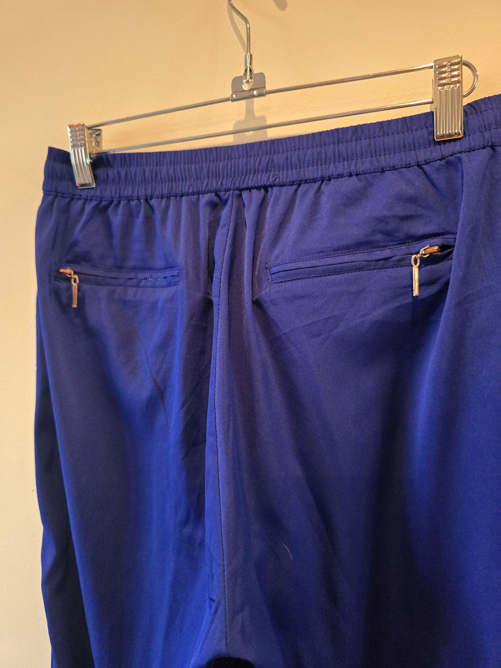 Pantalon fluide bleu marine Stradivarius – photo 7